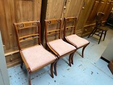 Used Yew Wood  Dining Chairs