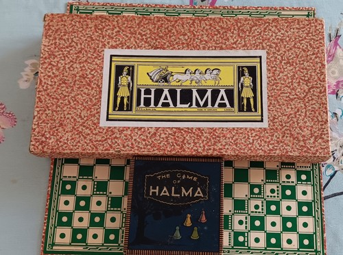 Halma vintage board game