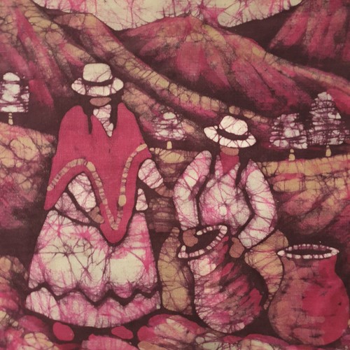 Batik vintage real - wax, cotton