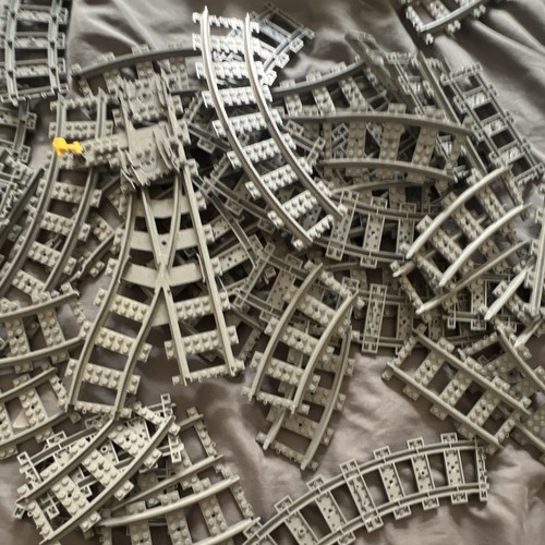 Lego train tracks bulk lot - lego,