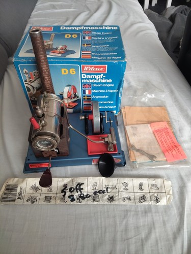Wilesco live steam engine - d6,