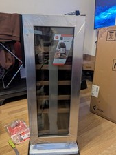 Hoover HWCB30UKSSM - 19 Bottle Wine Cooler - 29.5cm wide x 83cm tall - St/Steel