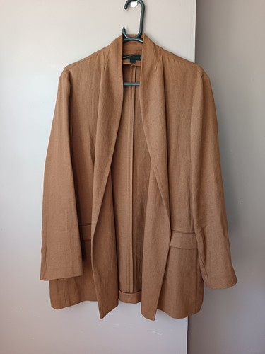 Zara lapeless linen - zara,