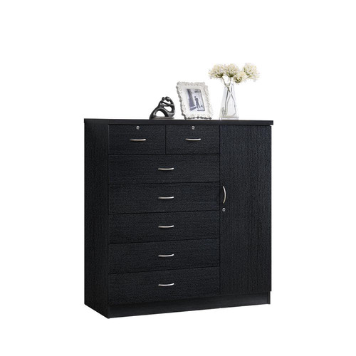 Drawer black chest - chest, of