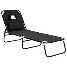 Folding sun lounger sunbed - folding,