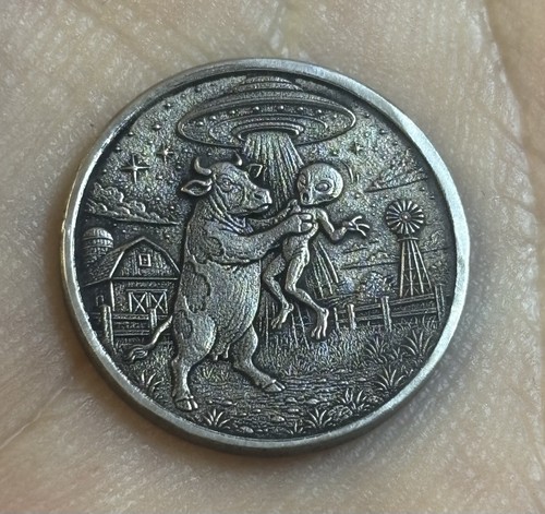 Hobo nickel folk art engraved - nickel,