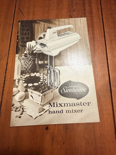 Vintage 1960 sunbeam mixmaster - vintage,