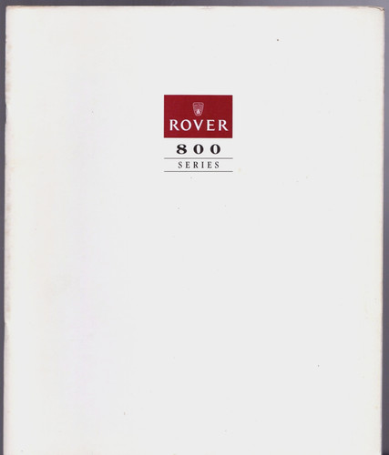 Rover 800 series 1989 - rover, uk