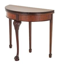 Chippendale Card Table Games Demi Lune