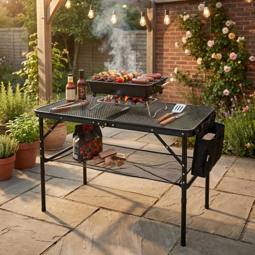Bbq folding camping grill - bbq,