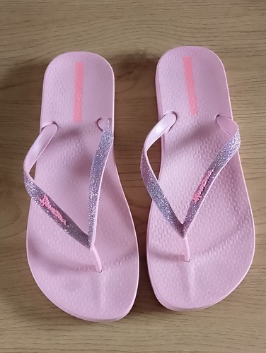 Ipanema pink glitter flip - pink, &