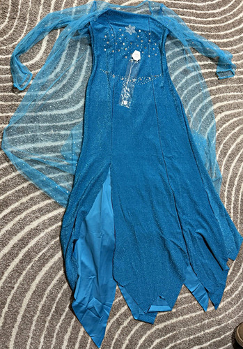 Womens blue glitter elsa fancy - womens,