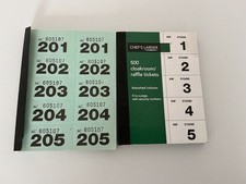 Part Used - Raffle, Cloakroom/tombola Tickets