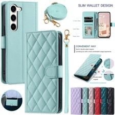 Wallet Case For Samsung S25 S24 Ultra S23 S22 S21 S20 FE Plus Leather Flip Cover