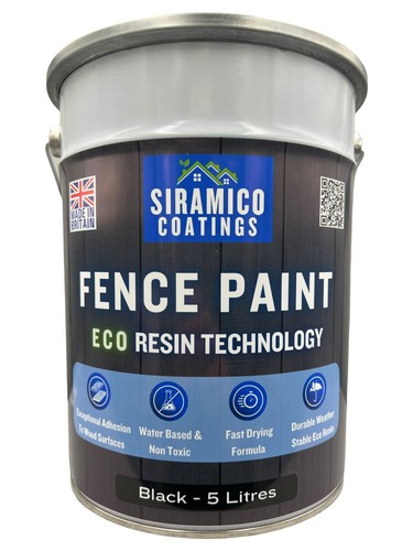 Fence paint one coat - fence,