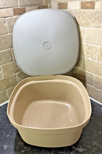 Vintage Tupperware Microwave Steamer Rice Veg Cooker Server Strainer Drainer