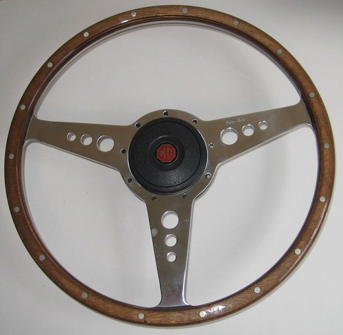 New wood steering - new,