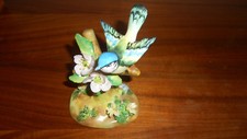 Tom Tit Bird Figurine Crown Staffordshire Fine Bone China- by J. T. Jones signed