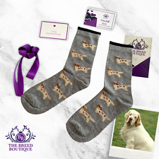 CLUMBER SPANIEL SOCKS UNISEX