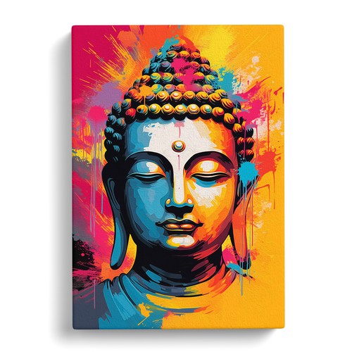 Buddha pop canvas wall - wall, art