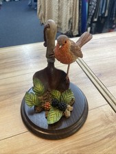 Country Artists Robin On A Trowel CA484 Figurine Vintage Garden Birds 15cm