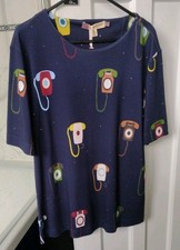 Ted Baker Navy Blue Top