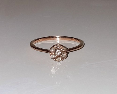 9ct rose gold natual - , champagne