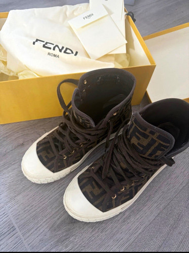 Fendi roma high - roma, lace-up