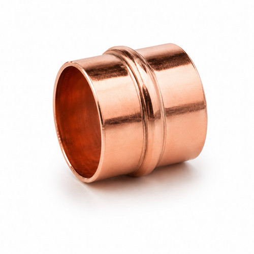 Copper solder ring stop - copper, end