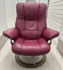 Ekornes Stressless Signature Mayfair Leather Recline/Swivel Chair Medium