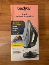 Beldray 2 In 1 Cordless Steam