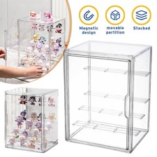 Acrylic Display Case for Collectible Mini Display Cabinets Stackable Display Box