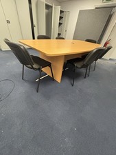 Long Office Table With Chairs
