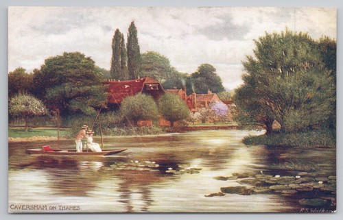 Caversham thames boating - on,