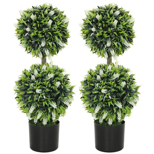 Set artificial fake plant - set,