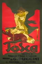 Tosca Opera Poster (1900) 🎭