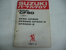 Suzuki Ran CA11A 1987 Vintage Parts List Old Car Manual From Japan