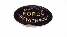MAY THE FORCE BE WITH YOU HOUSE DOOR BEDROOM PLAQUE WALL/GARDEN SIGN BRAND NEW