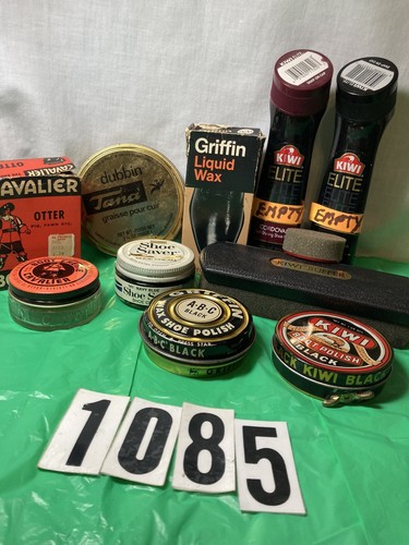Antique shoe polishes tins - antique,