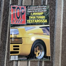 Top Car Magazine February 1991 Testarossa Golf GTI GTA Cosworth Rare Old 