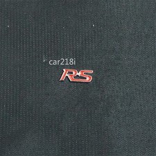 1x Chrome Silver Red Small RS