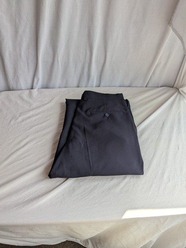 Mens trousers navy dress - m&s,