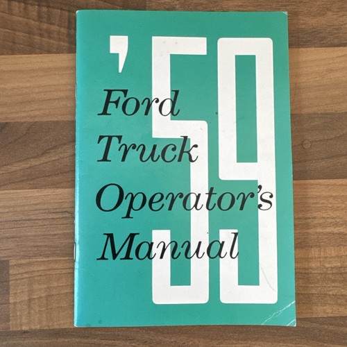 Ford f100 operators - f100,