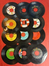 Set Of 12 Vinyl 45s Jukebox 7"