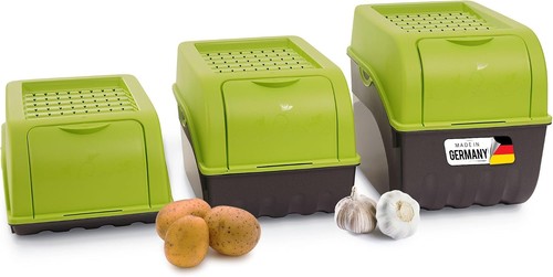 Green potato storage box set - green,