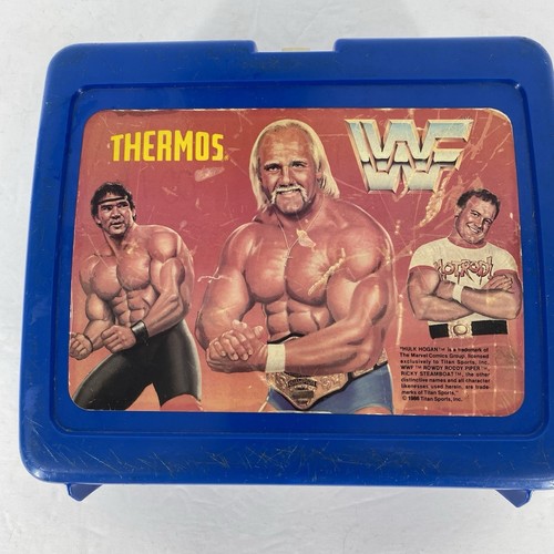 Vintage wwf thermos lunch box - vintage,