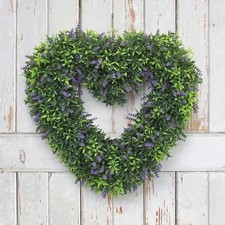 Artificial Lavender Heart