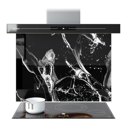 Glass splashback wall panel - glass,