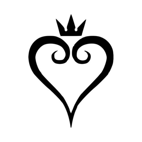 Heart with crown - with, crown-funny