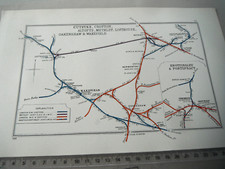 METHLEY LOFTHOUSE WAKEFIELD OAKENSHAW SANDAL CUTSYKE PONTEFRACT RAILWAY MAP 1928